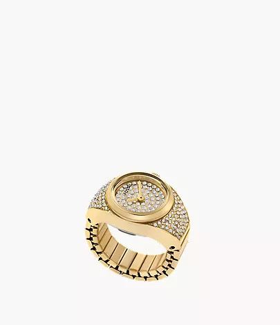 Watch Ring Two-Hand Gold-Tone Stainless Steel | Fossil (US)