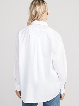 Oversized Boyfriend Shirt for Women | Old Navy (US)