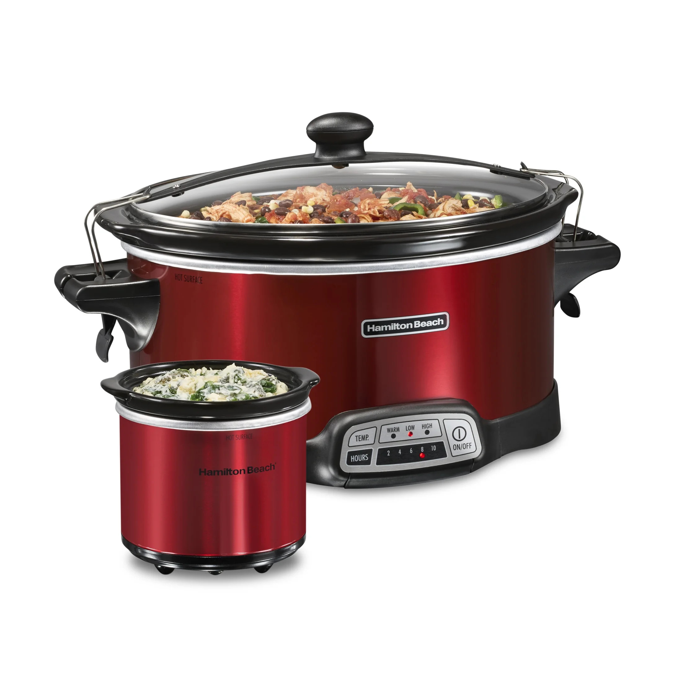 Hamilton Beach 7 Qt Programmable Slow Cooker, Stoneware Crock with Removable Pot, Includes Party ... | Walmart (US)