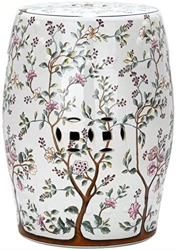 Safavieh Blooming Tree Ceramic Decorative Garden Stool, White | Amazon (US)