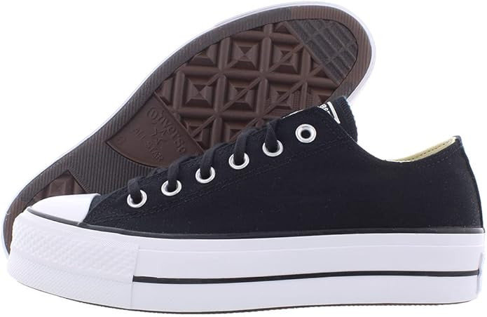 Converse Women's Chuck Taylor All Star Lift Platform Denim Fashion Sneakers | Amazon (US)