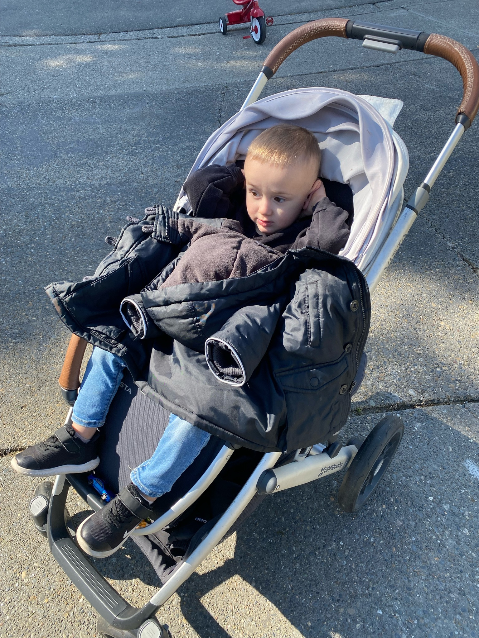 Uppababy vista stroller! Going on 5 years and 2 kids and still as good as new functionally. Durable and a smooth ride. Must have for new moms! 

#LTKfamily #LTKkids #LTKbump