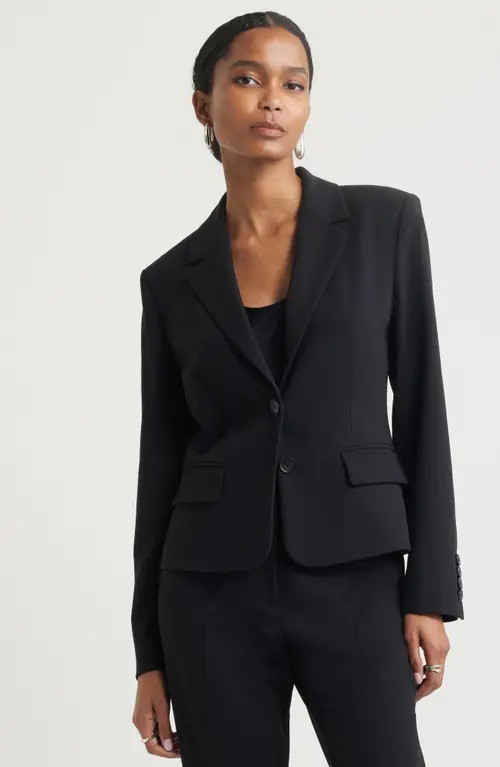 Nordstrom Slim Fit Blazer in Black at Nordstrom, Size X-Small | Nordstrom