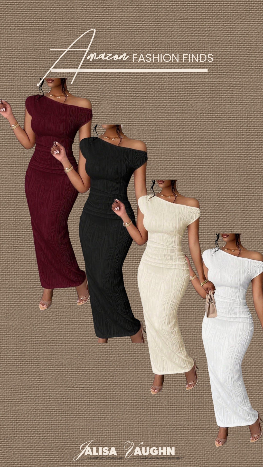 under $50 off shoulder bodycon dress find with texture detailing! Comes in multiple colors! perfect for any occasion!

#LTKFindsUnder50 #LTKMidsize