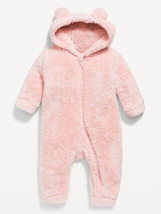 Unisex Faux-Fur Hooded One-Piece for Baby | Old Navy (US)