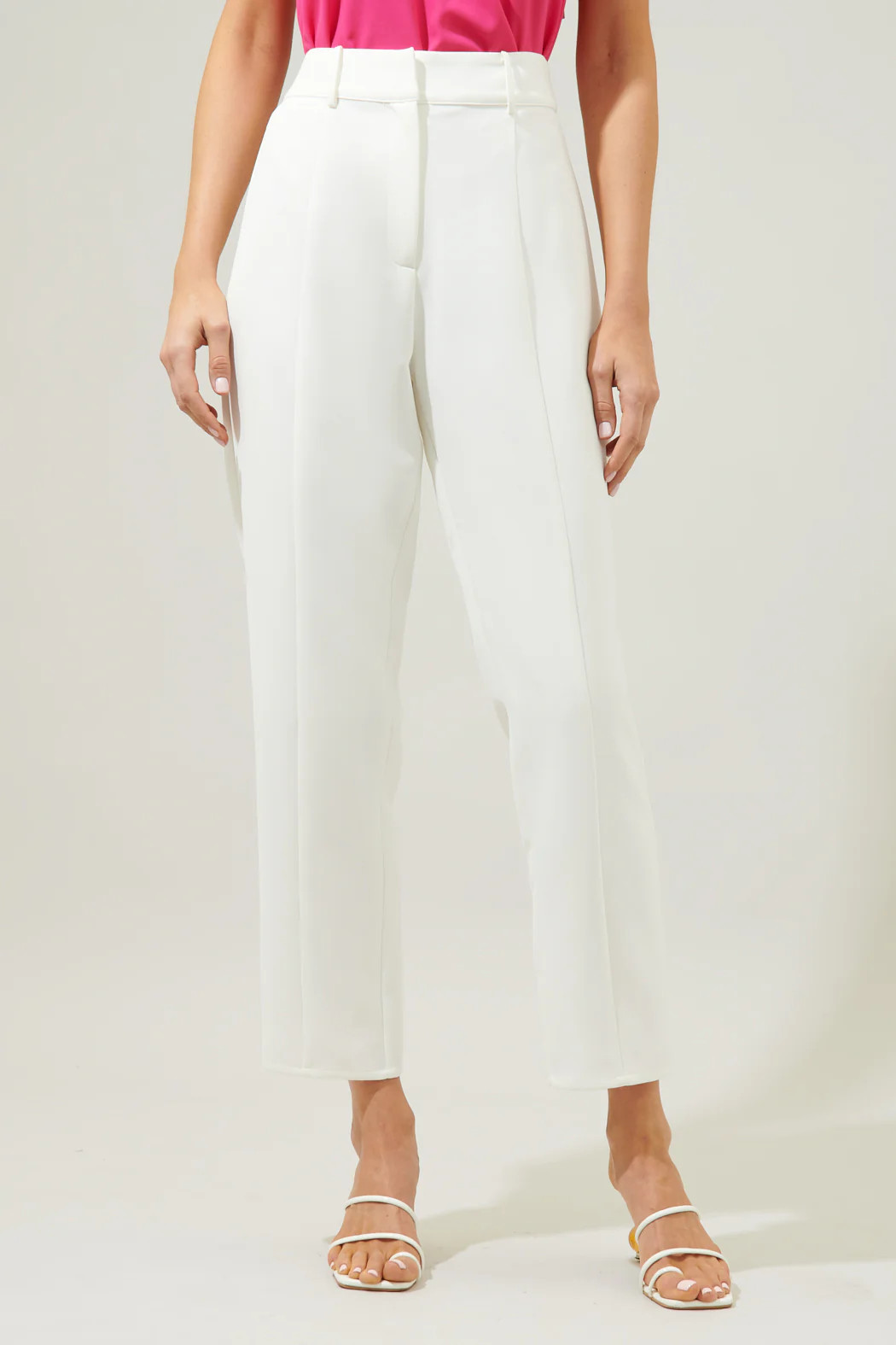 Chelsea Belted Peg Leg Pants | Sugarlips