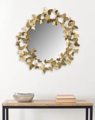 Safavieh Ruthie Gold Butterfly 27-inch Mirror | Amazon (US)