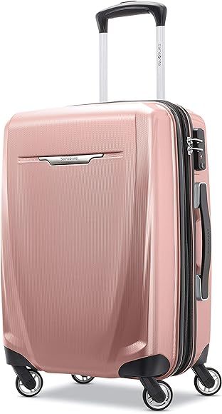 Samsonite Winfield 3 DLX Hardside Luggage with Spinners, Carry-On 20-Inch, Rose | Amazon (US)
