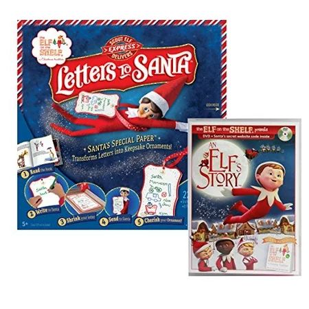 Elf on the shelf Letters to Santa and An Elf's story DVD | Walmart (US)