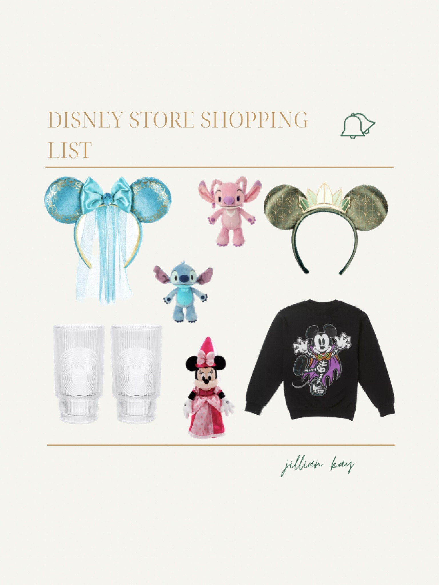 Current Disney Store shopping list ✨

Ig: @jkyinthesky & @jillianybarra
TikTok: @jill.ybarra

#disneystore #disneystyle #disneymerch #disneyshopping #disneyhalloween #disneygirl 

#LTKSeasonal #LTKFindsUnder100 #LTKStyleTip