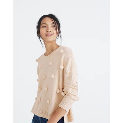 Pom-Pom Pullover Sweater | Madewell