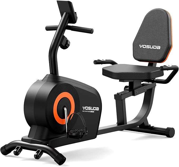 YOSUDA Recumbent Exercise Bike for Home，Magnetic Staionary Bike for Seniors/Adults with Adjusta... | Amazon (US)
