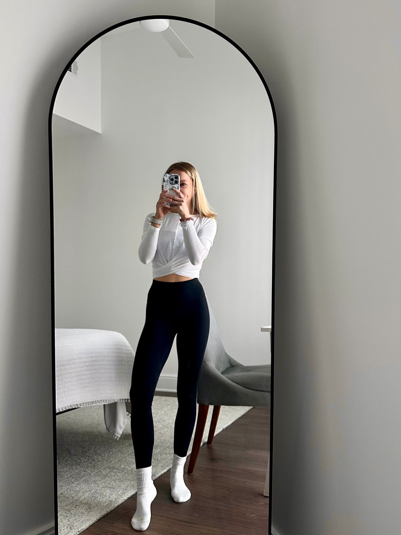 This workout top is so soft and comfy! Wearing size small in the top , 2 in the leggings - I size down in these and they’re perfect!

#LTKActive