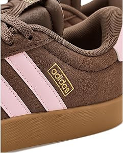 Amazon.com | Adidas Women's VL Court 3.0, Earth Strata/Clear Pink/Gold Metallic, 7.5 | Shoes | Amazon (US)