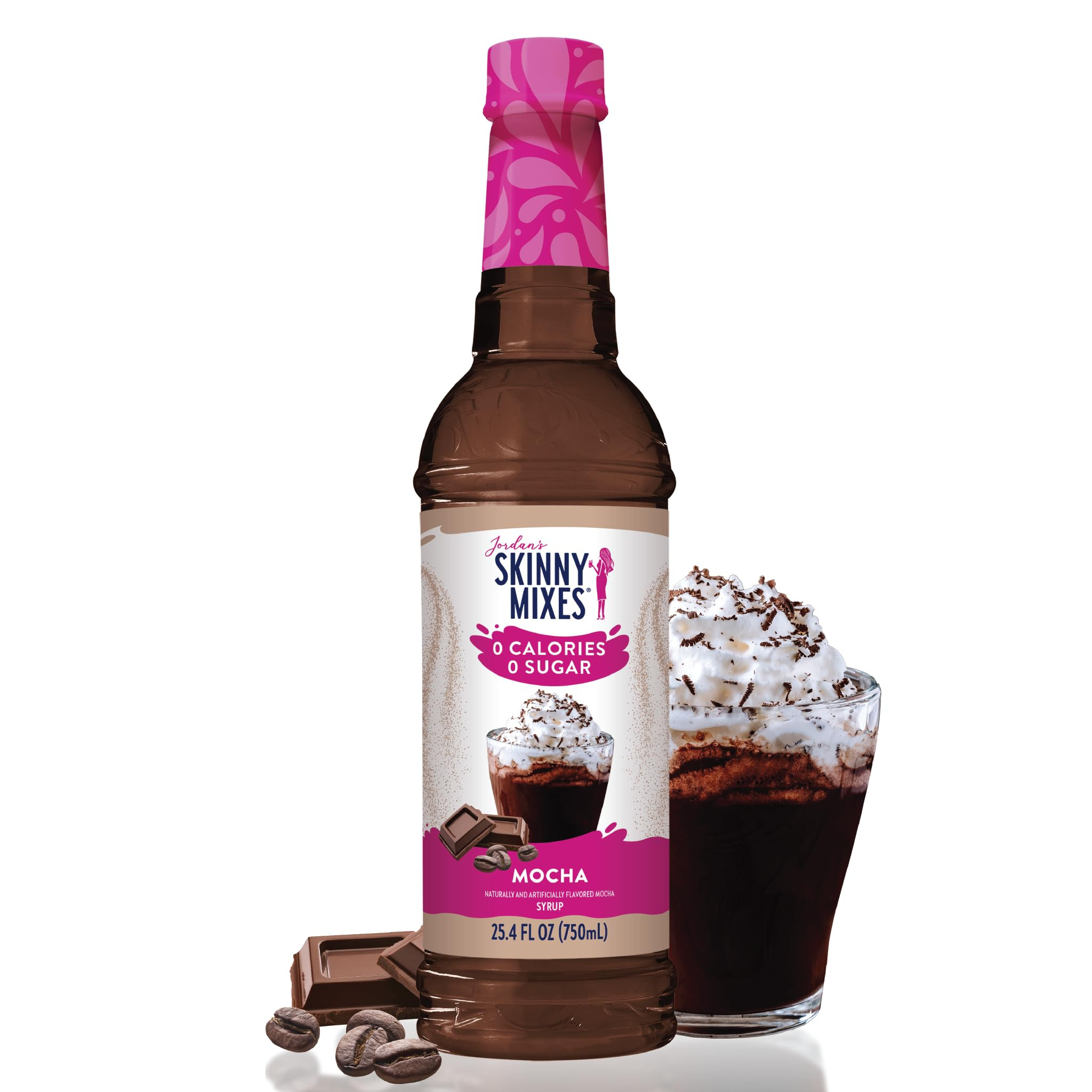 Jordan's Skinny Mixes Sugar Free Coffee Syrup, Butter Toffee Coffee Flavoring Syrup, Zero Calorie... | Amazon (US)
