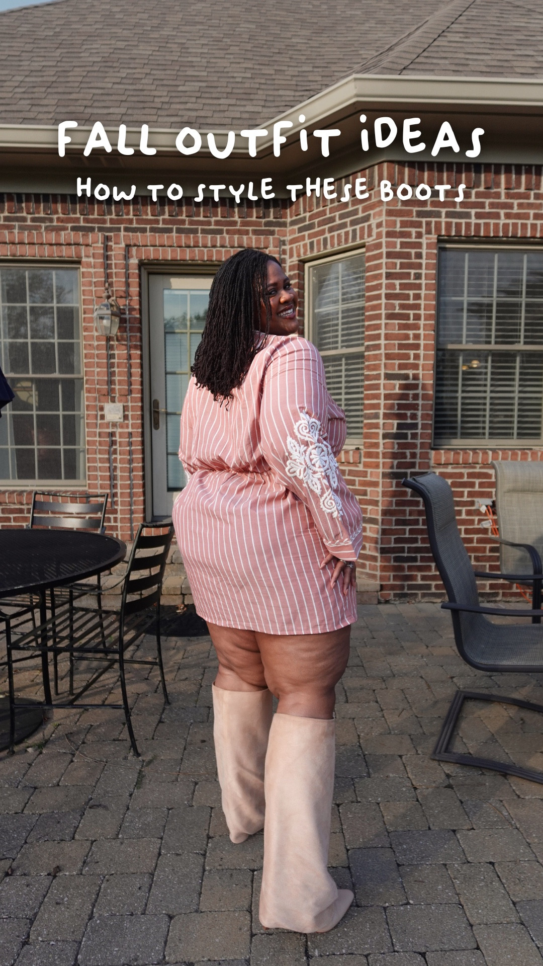 Coming through with the plus size fall fits and wide fit boots! ELOQUII did their big one with these. 

First loungewear set is in a size 24. I’m wearing the pink dress with embroidered detail in a size 22. The black tweed skort set is from ELOQUII as well. Pants are in a size 24 and the jacket is a size 22. Last fit, the brown skort is in a size 24. I’ve linked to alternative jackets. As for the tan and black boots, I’m wearing both pairs in a size 12. 

The yellow and black dress is sold out from DIYANU, but the blazer is available. It’s called the Uyai Blazer and I’m wearing a 3X. Use my code “EM15” for 15% off. 

#LTKShoeCrush #LTKStyleTip #LTKPlusSize