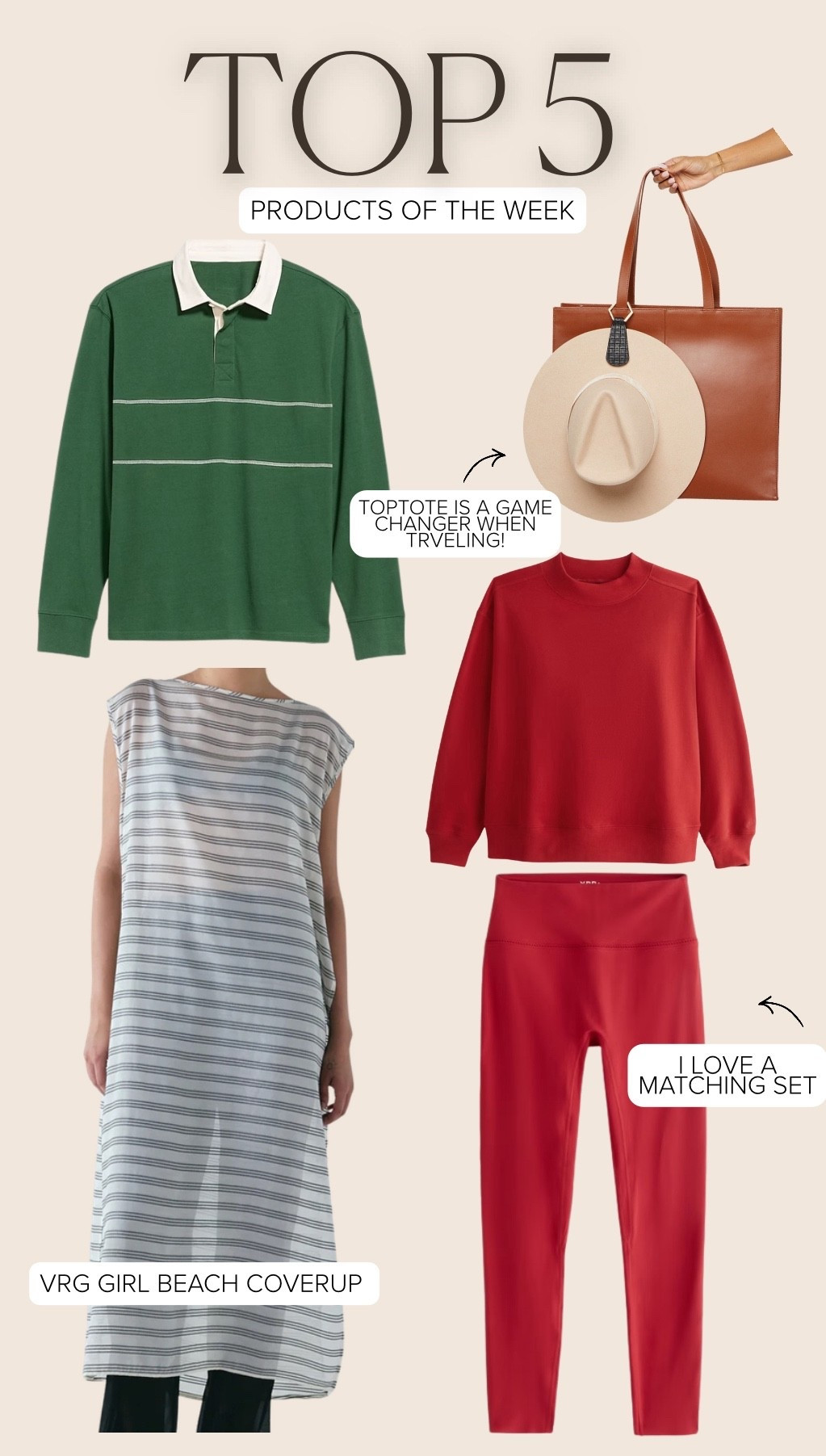 Top 5 products of the week featured here! I love VRG girl’s coverups for the summer and you can never go wrong with a matching set. 



#LTKootd #LTKSaleAlert #LTKgrwm