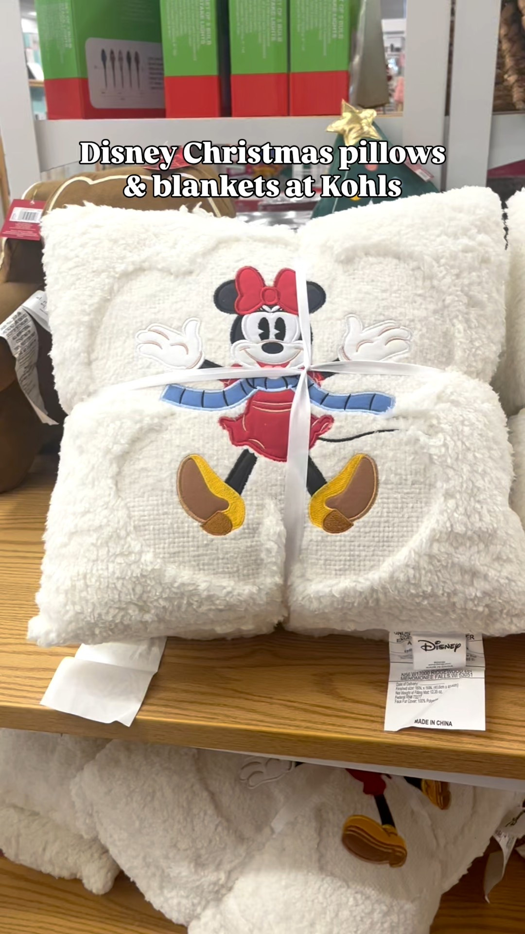 Disney Christmas pillows and blankets at kohls 

#LTKHoliday #LTKGiftGuide #LTKHome