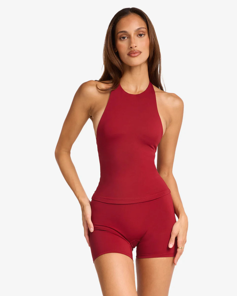 Serenity Demi Tank | Cherry | Crop Shop Boutique US