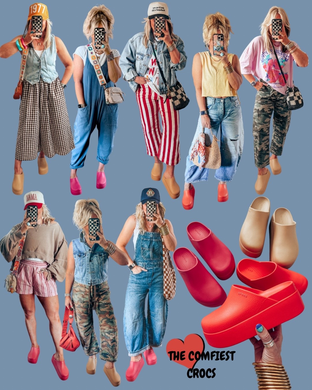 Obsessed with these crocs and the fun colors! I size down in them. 


#LTKFindsUnder100 #LTKShoeCrush #LTKStyleTip