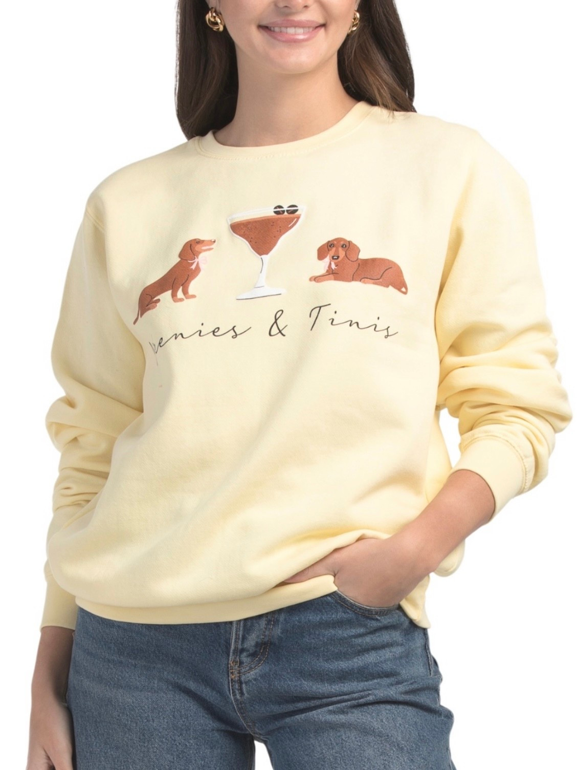 Weenies & tinis sweatshirt only $14.99!

.

.

.

.

( Dachshund finds, dachshund fashion, weenies & martinis sweater, dachshund mom, dachshund sweatshirt, dachshund apparel, martini dachshund, weenies and martinis theme, affordable fashion, doxie finds, wiener dog find, weenie dog, sausage dog, dog mom, dachshund gift, #dachshund #dachshundmom #dachshundfinds #weeniesandtinis )

#LTKSaleAlert #LTKFestival #LTKSpringSale