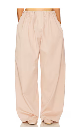 Cotton Twill Puff Pant in Shell | Revolve Clothing (Global)