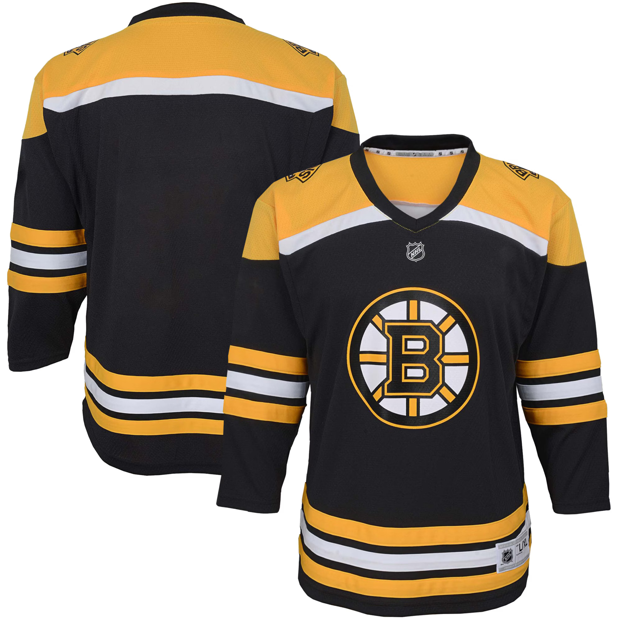 Boston Bruins Youth Home Replica Blank Jersey - Black | Fanatics