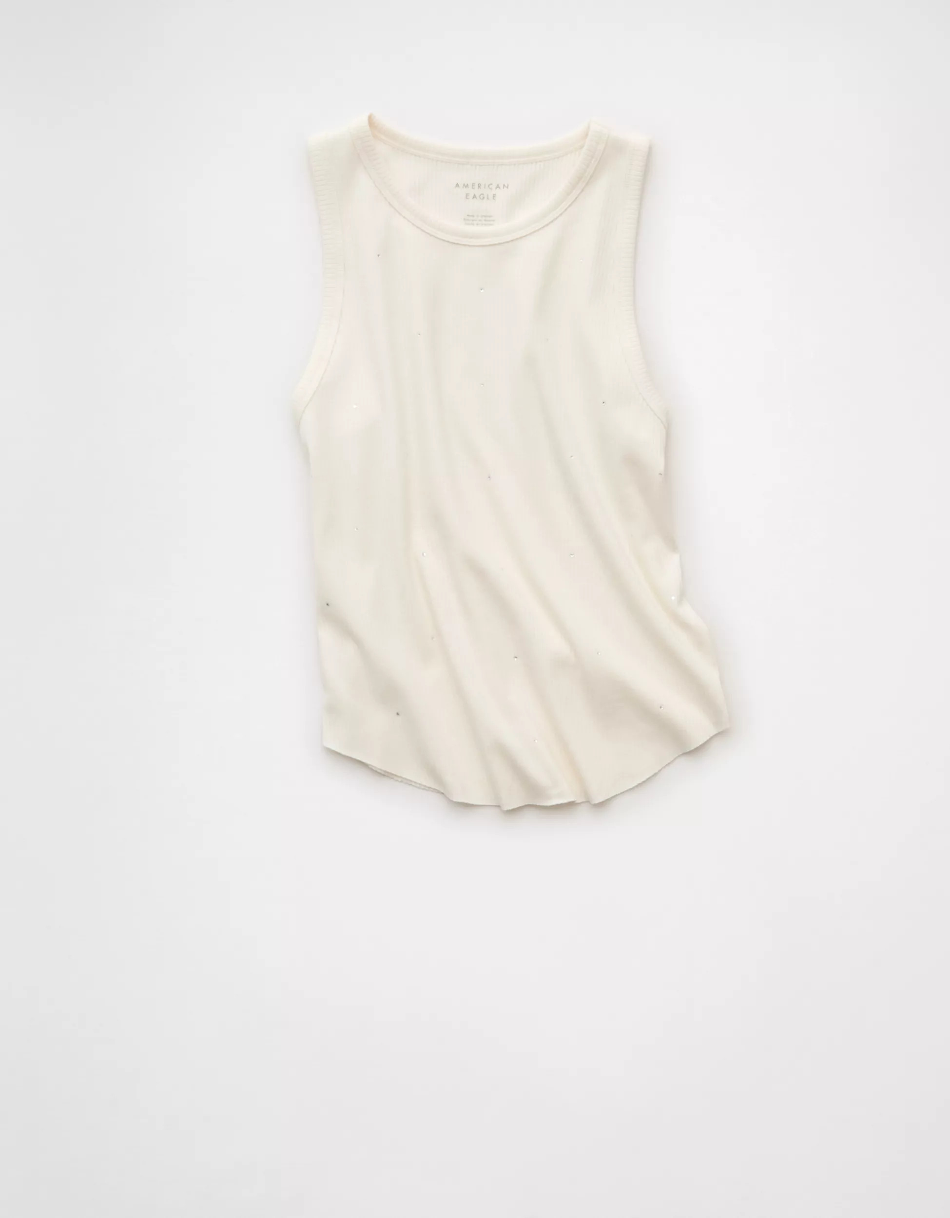 AE Shirttail Hem Tank Top | American Eagle Outfitters (US & CA)