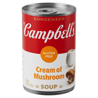 Campbell's Condensed Cream of Mushroom Gluten Free Soup - 10.5oz | Target