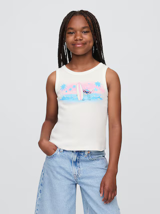Lilo & Stitch Kids Rib Tank Top | Gap (US)
