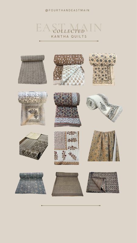 collected :: my favorite katha quilts 

amber interiors dupe
kantha quilt
mcgee dupe  


#LTKhome