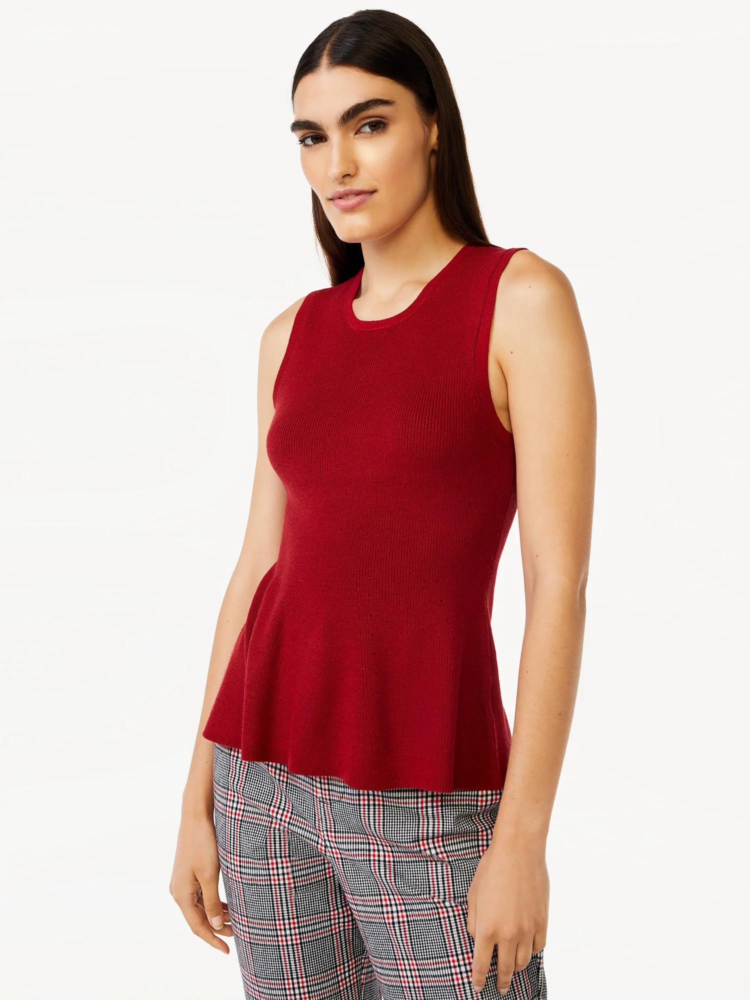Free Assembly Women’s Sleeveless Sweater Shell - Walmart.com | Walmart (US)