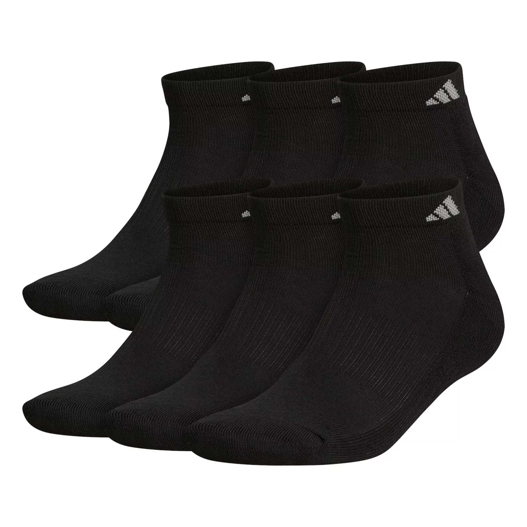 Men's adidas 6-pack Athletic Cushioned Low-Cut Socks | Kohl's