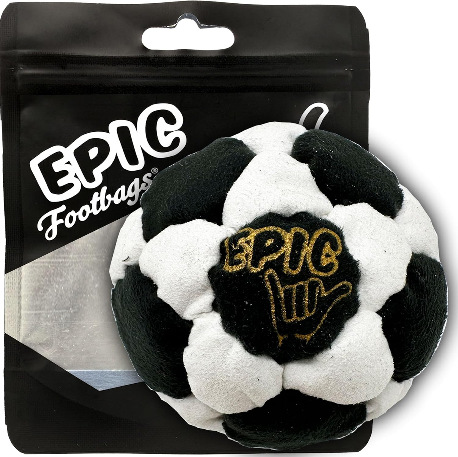 Epic Footbags Deluxe 32 Panel Suede Foot Bag for Adults & Kids | Amazon (US)