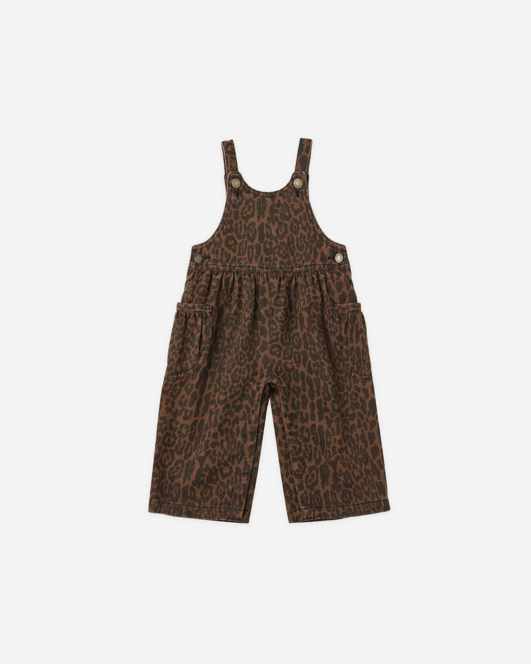 Wide Leg Overall || Leopard | Rylee + Cru