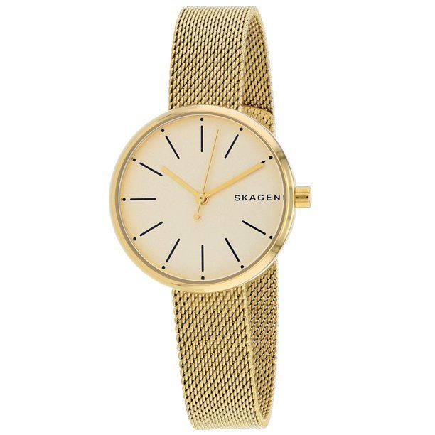 Skagen Women's Signature SKW2614 Gold Stainless-Steel Japanese Quartz Fashion Watch | Walmart (US)