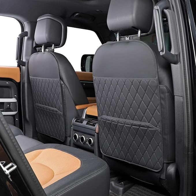 Seat Back Protector,Shields Seat Backs from Kicks and Adds Storage | kick mats back seat protecto... | Amazon (US)