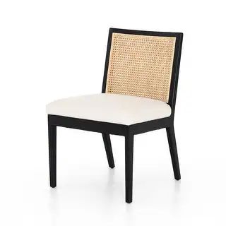 Natural Cane Dining Chair-Brushed Ebony (Set of 4) - 22.25"w x 23.50"d x 33.00"h | Bed Bath & Beyond