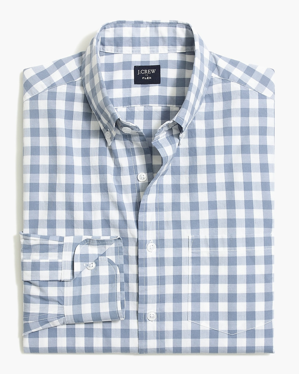 Gingham slim flex casual shirt | J.Crew Factory
