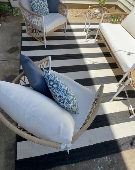 Outdoor furniture- patio chairs - outdoor throw pillows - outdoor accent pillows - summer decor - patio set - designer look for less 

#LTKHome #LTKSeasonal