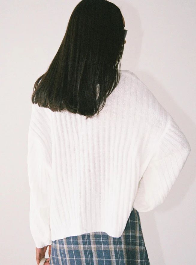 Innerbloom Oversized Sweater White | Princess Polly US