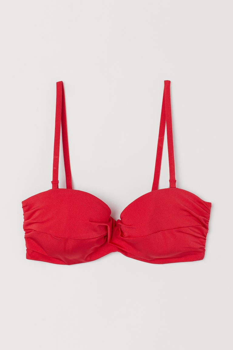 H & M - Balconette bikini top - Red | H&M (UK, MY, IN, SG, PH, TW, HK)