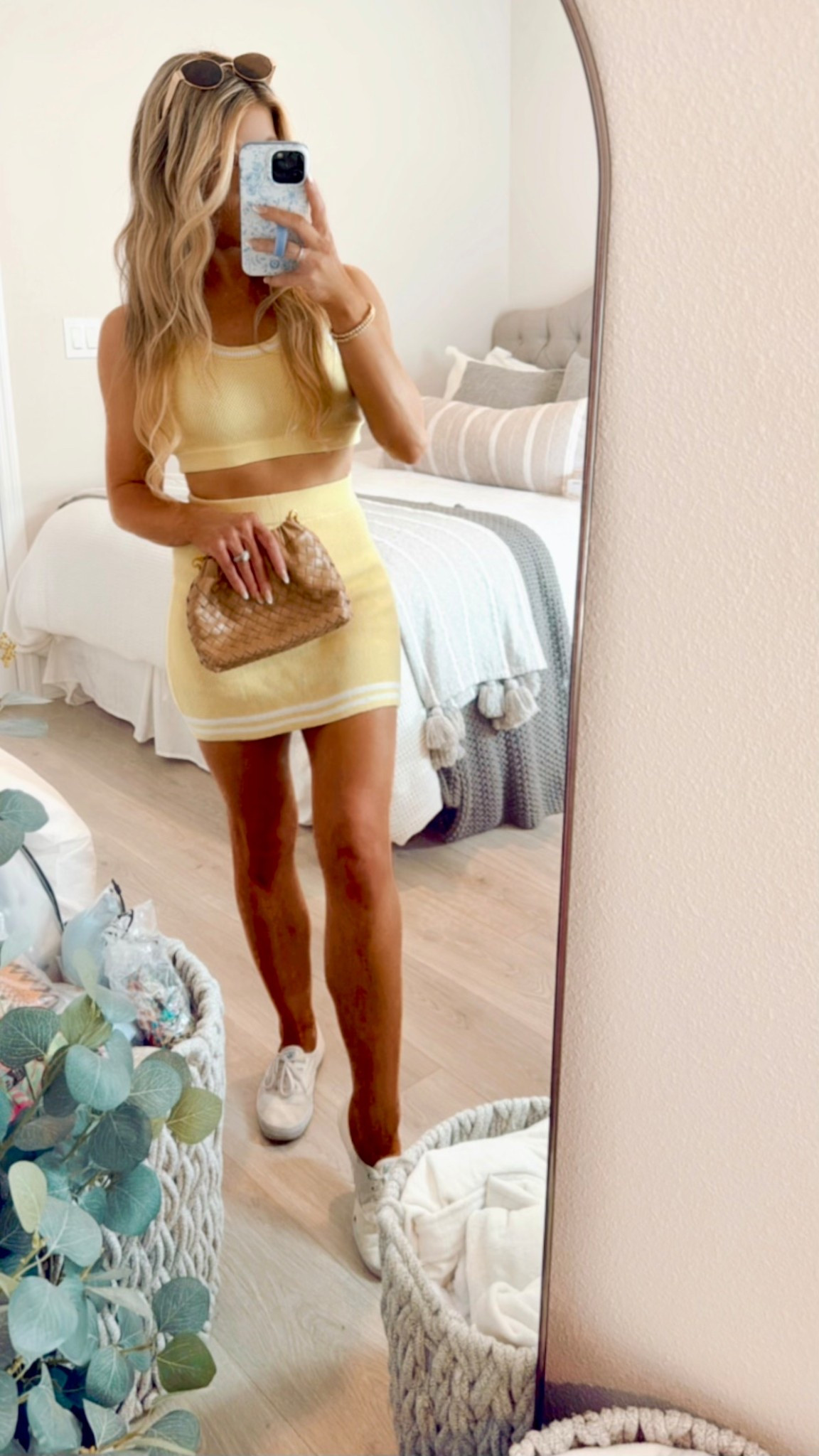 Butter Yellow Activewear Matching Set styled as a trendy, casual summer outfit, easy everyday outfit, travel outfit, work out outfit, hot girl walk outfit… 

This butter yellow sports tank top + highrise skirt is an Alo look for less! It comes in a variety of colors  

#LTKTravel #LTKStyleTip #LTKActive