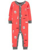1-Piece Nautical 100% Snug Fit Footless PJs | Carter's