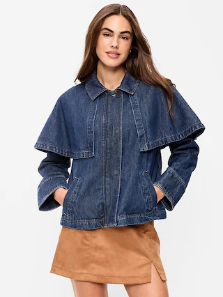 Denim Cape Jacket | Old Navy (US)