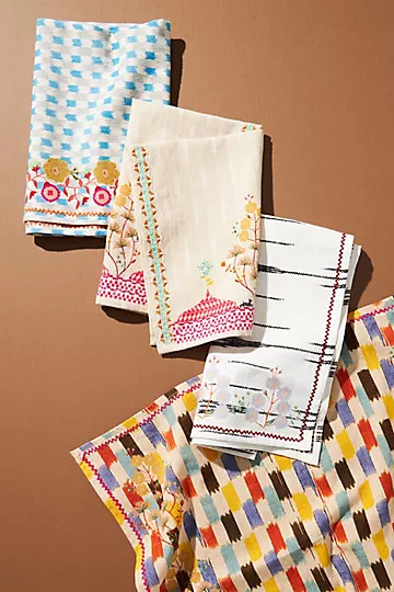 Renata Napkins, Set of 4 | Anthropologie (US)