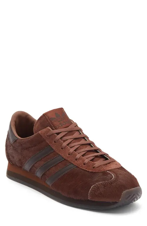 adidas Country Japan Shoe in Brown/dark Brown/gold Metallic at Nordstrom, Size 10 | Nordstrom