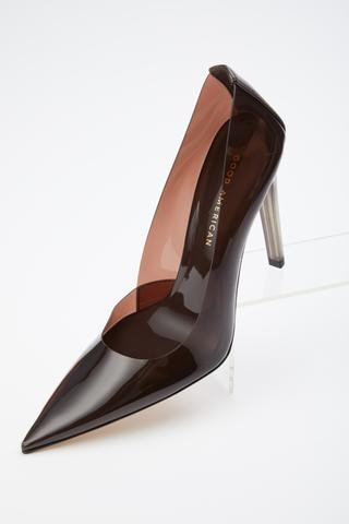 Cinder-f*Cking-rella Pump Mocha001, Plus Size 5 | Good American