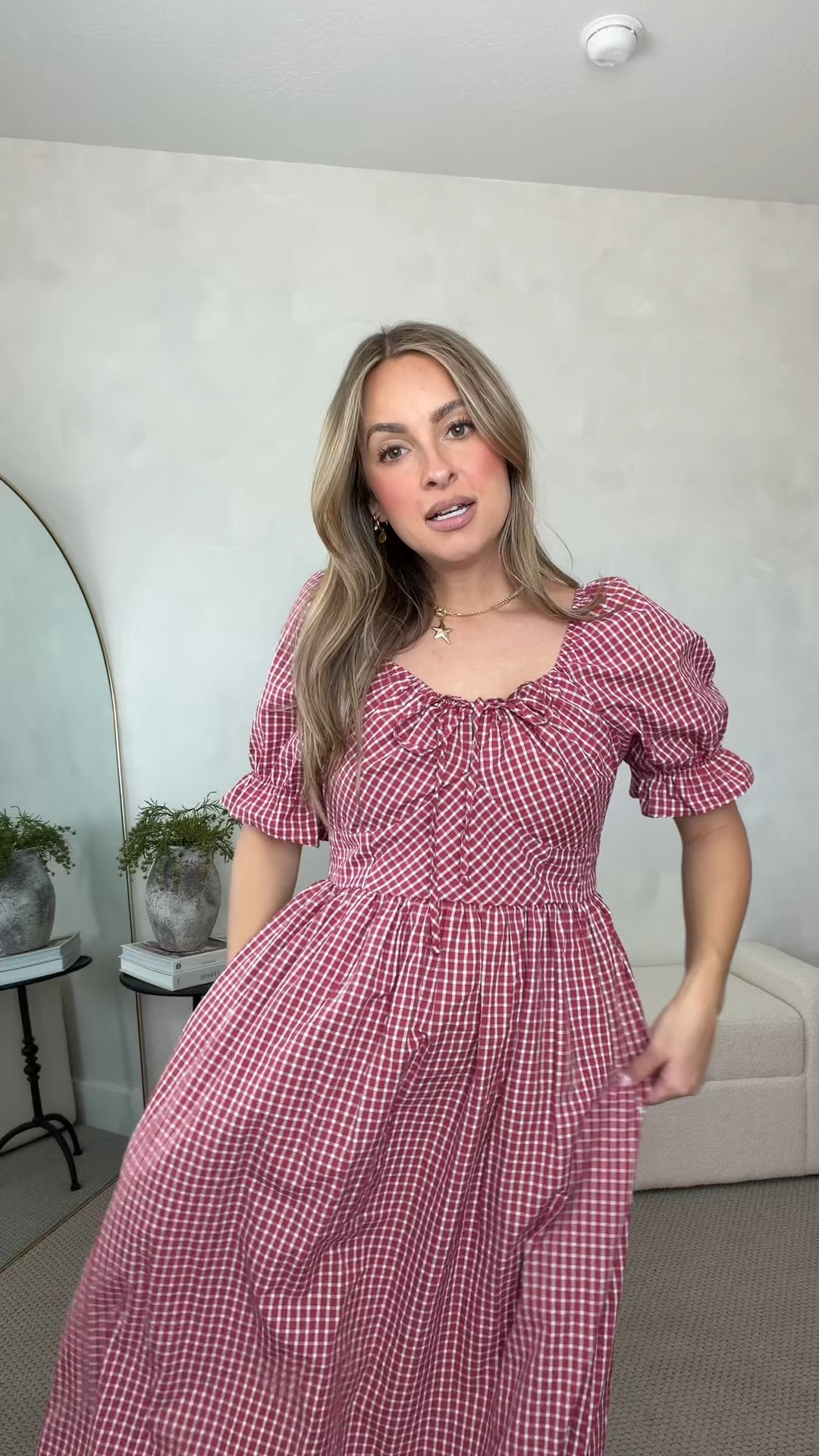 Loving this dress for spring, SO CUTE! 

 #LTKootd #LTKmomlife #LTKSeasonal