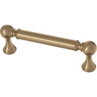 Classic Farmhouse 3-3/4 in. (96 mm) Classic Champagne Bronze Cabinet Drawer Bar Pull | The Home Depot